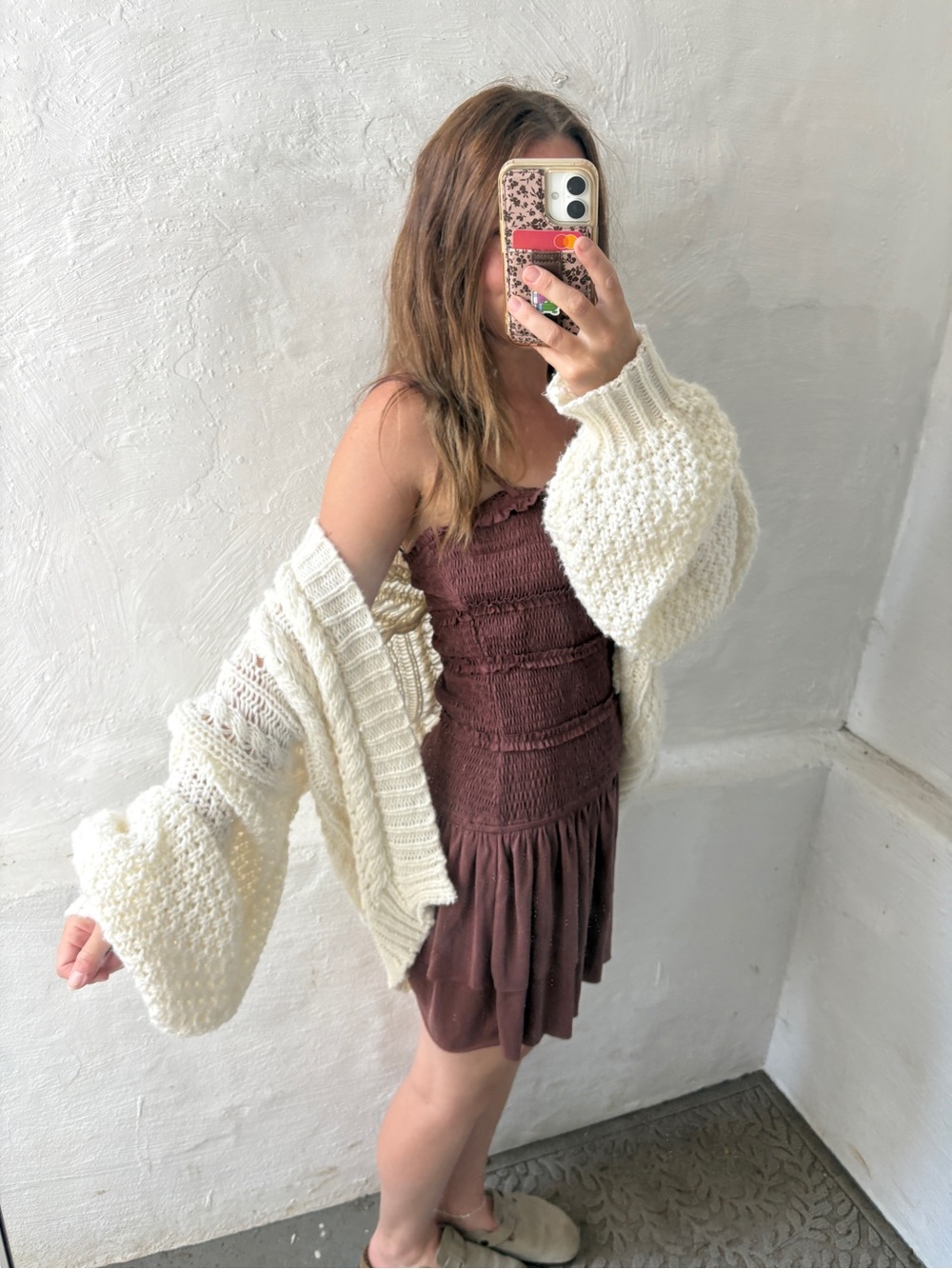 Urban outfitters Heide Smocked Drop Waist Mini Dress - Picture 11 of 13